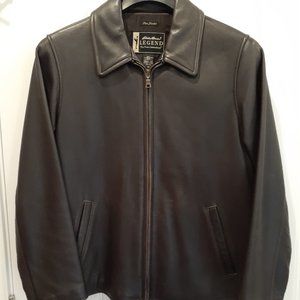 Vintage EDDIE BAUER Stine Women's Brown Leather Jacket - Medium